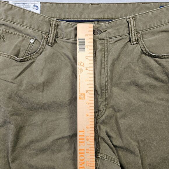 Polo Ralph Lauren Varick Slim Fit Straight Leg Jeans Mens Size 38x28 Olive Green - Picture 13 of 15